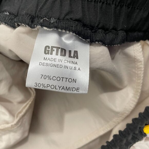 NEW GFTD LA Pants Men XXL Tan Pull on Drawstring Snap  Ankle Cargo - Picture 8 of 13